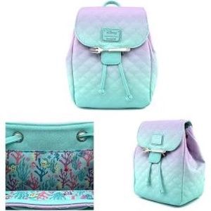Loungefly Little Mermaid ombré scales mini backpack